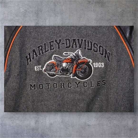 Harley-Davidson Toddler Bomber Jacket – Size 3T – Black with Embroidery - Picture 11 of 16